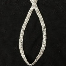 Mupte Jewelry 3 Sıralı Taşlı Kemer Ortası Büyük Taşlı