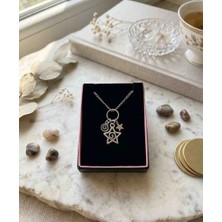 Glactuca Craft Vibe Spiral Yıldız Üç Charm Kolye