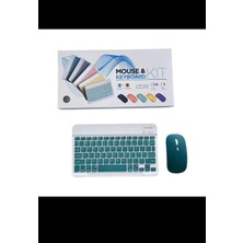 Holatec Mause ve Klavye Tüm Cihazlara Uyumlu Bluetooth Şarj Edilir Klavye ve Maus