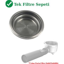 MundesTech Beko CEP-6464 Uyumlu 51 mm Tekli Espresso Filtre Sepeti - Yedek Çelik Süzgeç