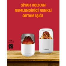 Premini Alev Efektli Ultrasonik Difüzör, Sessiz ve Şık Tasarım
