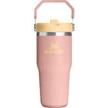 Stanley The Iceflow Flip Straw Pipetli Termos Bardak 0.41 Lt / Peach Rose