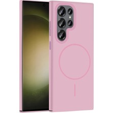 Mudanis Joko Samsung Galaxy S24 Ultra Broş Magsafe Kapak - Pembe