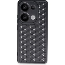 Mudanis Xiaomi Redmi Note 13 Pro 4g Kılıf Petek Silikon Kapak - Siyah