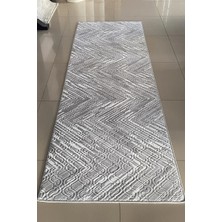 Polaris Halı Kaymaz Taban, Kabartmalı, Salon, Mutfak, Koridor,yatak Odası, Kesme Yolluk Halı 7050 Gri
