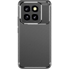 Mudanis Xiaomi Mi 14T Pro Kılıf Auto Focus Karbon Kapak - Siyah
