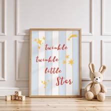 Luxor Pixels (Çerçevesiz) Twinkle Twinkle Little Star Çocuk Odası Poster