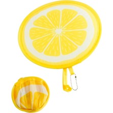 Beruflic Limon Desenli Kore Yelpaze 20 cm