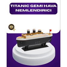 Premini Titanik Gemi Temalı LED Işıklı Hava Nemlendirici ve Buhar Efektli Difüzör