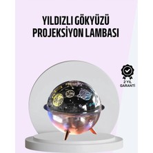 Premini Uzay Temalı USB Şarjlı Işık Projektörü ve Hava Nemlendirici Seti