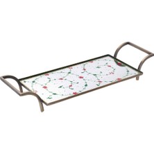 Paşabahçe Haliç Işi Desen Tepsi 15X30 Cm, Şık Servis Tepsisi