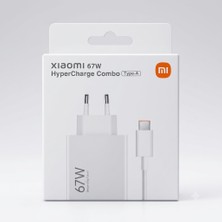 ShuTech 67W (Watt) Hızlı Şarj Adaptörü + Kablo Xiaomi 9/10/11/12/13/14/15  Serisi Uyumlu