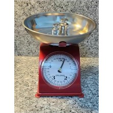 Fantastik Store 5 kg Retro Nostalji Mutfak Tartısı Analog Terazi ( Lisinya )