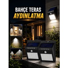 Teknoparkx Solar Lamba Giriş Bahçe Yol Avlu Hareket Sensörlü LED