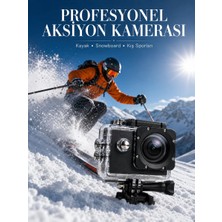 Teknoparkx 1080P Full Hd Spor Kamerası Kompakt ve Dayanıklı Tasarım