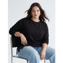 Lc Waikiki Yeni Sezon Soft Touch Püsküllü Kadın Sweatshirt Tunik