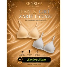 Sensiva Lingerie 2 ' Li Alıştırma Sütyeni Balen Telsiz Soft Bra -Ilk Sütyenim 2 ' Li Paket