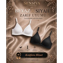 Sensiva Lingerie 2 ' Li Alıştırma Sütyeni Balen Telsiz Soft Bra -Ilk Sütyenim 2 ' Li Paket