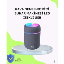 Premini Renkli Işık ve USB Bağlantılı Taşınabilir Hava Nemlendirici