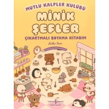 Fantastik Store Mutlu Kalpler Kulübü - Minik Şefler - Çıkartmalı Boyama Kitabım