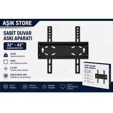 Premini Döner Tv Askısı 22-42 Inç, Vesa 200X200, Metal, 25 Kg, Duvara Montaj
