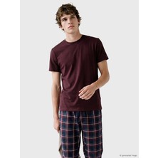 Lc Waikiki Yeni Sezon Bisiklet Yaka Erkek Pijama Üst