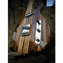 Puandorg Elektro Gitar Telecaster Custom Epoksi & Yıllanmış Ağaç Kişiye Özel