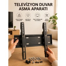 Premini 32-55 Inç Uyumlu, 40 kg Taşıma Kapasiteli Televizyon Duvar Aparatı
