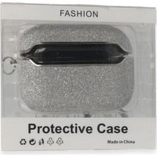 Eco Port Apple Airpods Pro (1.nesil) Spell Simli Kılıf - Gümüş