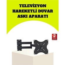 Premini Hareketli Tv Askısı, Vesa Uyumlu, Kolay Montaj, Yüksek Dayanıklılık