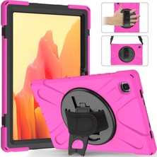 Akıllı Bayi Samsung Galaxy T220 Tab A7 Lite 8.7 Kılıf Amazing Tablet Kapak - Pembe Aby