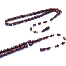 Tesbih Rüyası Kapsul Kesim Yılan Ağacı Tesbih 8X12 mm