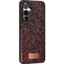 Akıllı Bayi Onegif Samsung Galaxy S25 Plus Bright Simli Kapak - Derin Mor Aby
