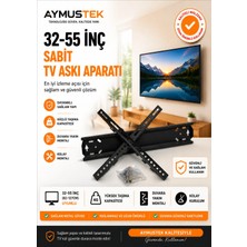 Premini 32-55 Inç Uyumlu Şık Televizyon Duvar Askı Aparatı