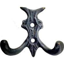 Premini Antika Tarz Dekoratif Pirinç Koç Çiftli Askı 50X55MM