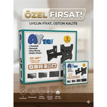 Premini Hareketli Televizyon Askı Aparatı, Esnek ve Kullanım Kolaylığı Sağlayan Ürün
