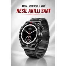 Gees Global Akıllı Saat Yeni Nesil Bluetooth Bağlantılı Uyku ve Sağlık Takibi Nfc ve Gps