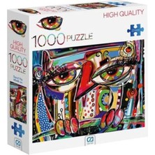 Ca Games Soyut Yüz Puzzle 1000