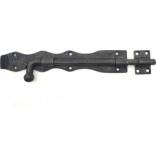Premini Şık Antika Tarz Pirinç Kapı Sürgüsü, 25CM, Oksit Kaplama
