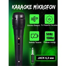 Fantastik Store Karaoke Mikrofon Kablolu Mikrofon 6.5 mm Karaoke Mikrofonu ( Lisinya )