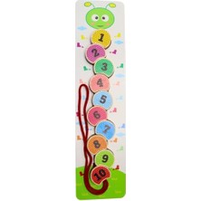 Fantastik Store Panda Montessori Tırtıl Ipe Geçirme
