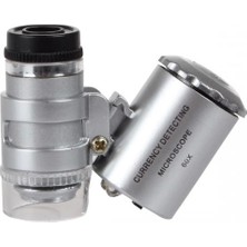 Fantastik Store Nikula-Iphone5 Için Uyumlu Kapaklı Lens Mikroskop Taşınabilir Mini Cep Boyutu LED Mikroskop NO.9882-IP5II ( Lisinya )