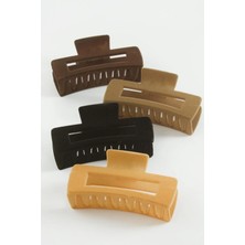 Frefly Store Dikdörtgen Renkli Kadife Mandal Toka 11 cm