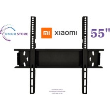 Premini 55 Inç 4K Ultra Hd LCD LED Tv Sabit Duvar Askı Aparatı, Güçlü ve Güvenilir