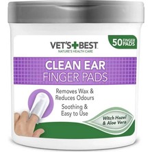 Vet's Best Vets Best Kedi ve Köpek Kulak Temizleme Parmak Pedi 50li