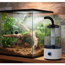 Fantastik Store Sürüngen Teraryumu Nemlendirici Sis Makinesi - Ultrasonik Otomatik Buhar Üretici | Bukalemun, Iguana, Gecko Için ( Lisinya )