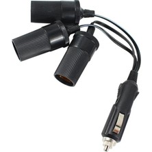 kzy mobilyal Powermaster PM-2163 3'lü Araç Çakmaklık Çoğaltıcı 12V/24V Esnek Oto Çoklu Priz
