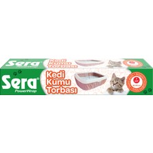 Sera Kedi Kumu Torbası 82 x 50 cm Geniş Alan Sunan Dayanıklı Yapı ile Koku Kontrolü Sağlar