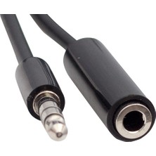 Powermaster 3.5 Mm Erkek/Dişi 4 Boğumlu Aux Stereo Uzatma 1.5 Metre Kablo Kutulu