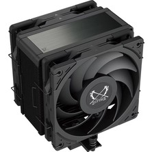 Scythe Kotetsu 4 Dual Fan Black Edition Cpu Hava Soğutucu, Intel LGA1700, LGA1151, Amd Am5, Am4 Desteği, 120MM, Tek Kule (Kotetsu 4 Dual Fan Black Edition)